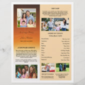 Funeral order of service Program card (Achterkant)