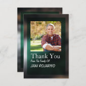 Funeral order of service Program card Kaart (Voorkant / Achterkant)