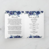 Funeral Order of Service | Programma Floral Memori (Binnen)