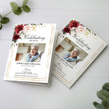 Funeral Order of Service | Programma Floral Memori