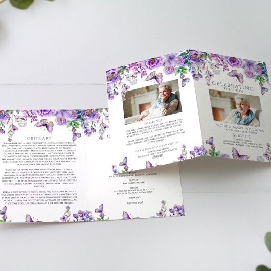 Funeral Order of Service | Programma Floral Memori