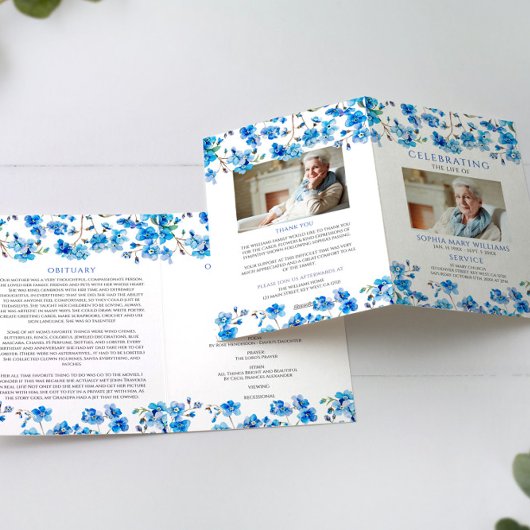 Funeral Order of Service | Programma Floral Memori