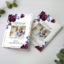 Funeral Order of Service | Programma Floral Memori