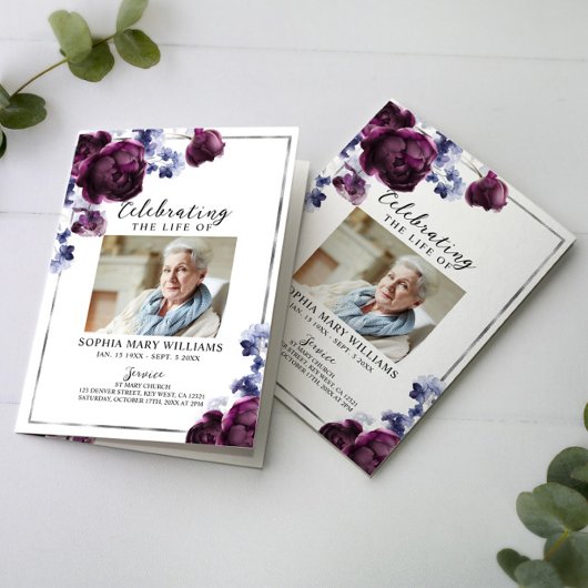 Funeral Order of Service | Programma Floral Memori