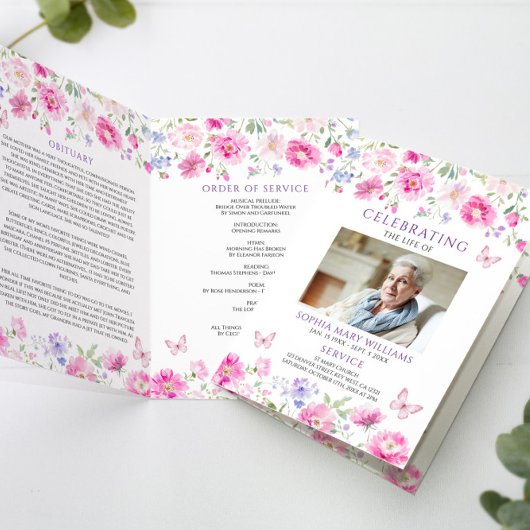 Funeral Order of Service | Programma Floral Memori