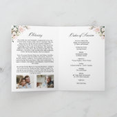 Funeral Order of Service | Programma Floral Memori (Binnen)