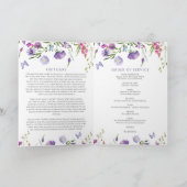 Funeral Order of Service | Programma Floral Memori (Binnen)