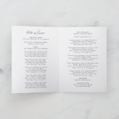 Funeral Order of Service | Viering van het leven Programma (Binnen)
