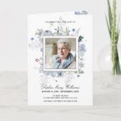 Funeral Order of Service, Wildflower Programme Programma (Voorkant)