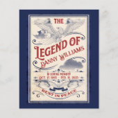 Funeral Paper Patriotic Memorial (Voorkant)