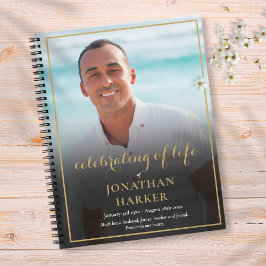 Funeral Photo Celebration of Life Guestbook Notitieboek
