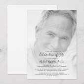 Funeral Photo Celebration of Life Memorial Kaart (Voorkant / Achterkant)