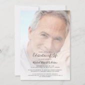 Funeral Photo Celebration of Life Memorial Kaart (Voorkant)