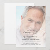 Funeral Photo Celebration of Life Memorial Kaart (Voorkant / Achterkant)