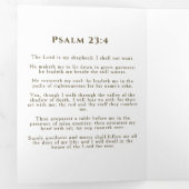 Funeral Photo Collage met servicevolgorde Drieluik Programma (Binnenzijde eerst)