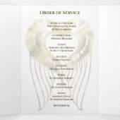 Funeral Photo Collage met servicevolgorde Drieluik Programma (Binnenkant midden)