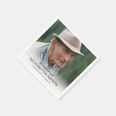Funeral Photo | Gepersonaliseerd gedenkteken Servet (Hoek)