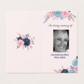 Funeral Photo in Loving Memory Prayer Card Kaart (Buitenkant ongevouwen)