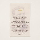 Funeral  Photo Script Memorial Prayer Kaart (Achterkant)