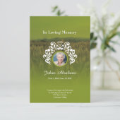 Funeral Prayer Card Kaart (Staand voorkant)