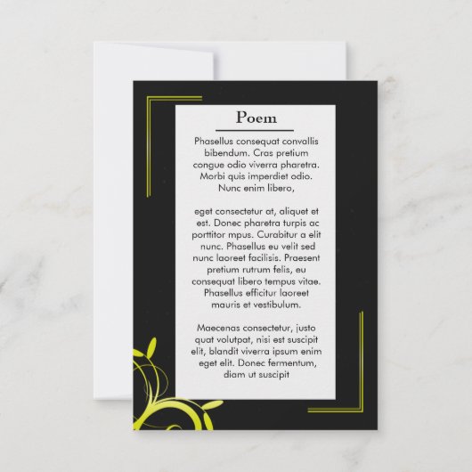 Funeral Prayer Card Kaart (Achterkant)