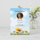 Funeral Prayer Card Kaart (Staand voorkant)