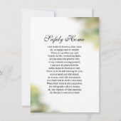 Funeral Prayer Card Sjabloon (Achterkant)