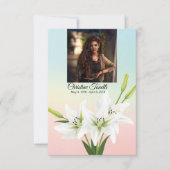 Funeral Prayer Card Sjabloon (Voorkant)