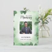 Funeral Prayer Card Sjabloon (Staand voorkant)