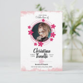 Funeral Prayer Card Sjabloon (Staand voorkant)