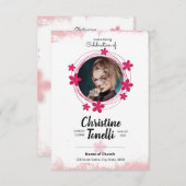 Funeral Prayer Card Sjabloon (Voorkant / Achterkant)