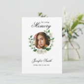 Funeral Prayer Card Sjabloon (Staand voorkant)