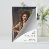 Funeral Prayer Card Template (Staand voorkant)