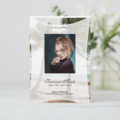 Funeral Prayer Card Template (Staand voorkant)