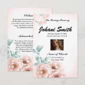 Funeral Prayer Card Template (Voorkant / Achterkant)