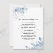 Funeral Prayer Card Template (Achterkant)