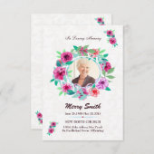 Funeral Prayer Kaart (Voorkant / Achterkant)