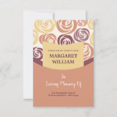 Funeral Program Card Kaart (Voorkant)