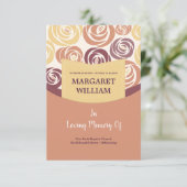 Funeral Program Card Kaart (Staand voorkant)