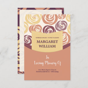 Funeral Program Card Kaart