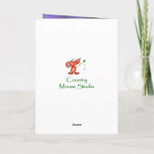 Funeral Program Custom Hummingbird Lavender Flower Programma (Achterkant)