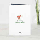 Funeral Program Custom Stars Night Trees Programma (Achterkant)