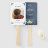Funeral Program Fan – Memorial Keepsake Handwaaier (Voorkant en achterkant)