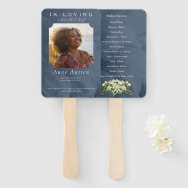 Funeral Program Fan – Memorial Keepsake Handwaaier