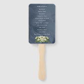 Funeral Program Fan – Memorial Keepsake Handwaaier (Achterkant)