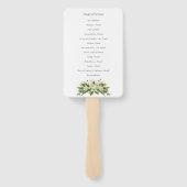 Funeral Program Fan – Memorial Keepsake Handwaaier (Achterkant)