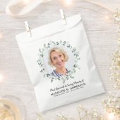 Funeral Seed Packet Custom Photo Greenery Memorial Bedankzakje (Geknipt)