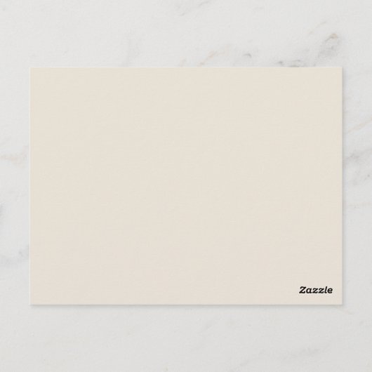 Funeral Service, Cream theme, Share a memory card Briefkaart (Achterkant)