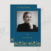 Funeral Service with Photo & Wildflowers (Voorkant / Achterkant)