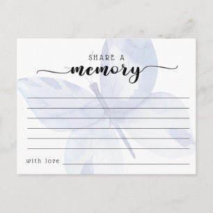 Funeral Share a Memory Condolences Kaart